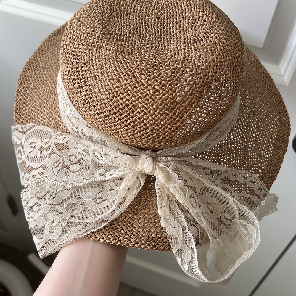 Sunhat with bow - Picture 3 of 4